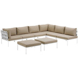 8 - Piece Outdoor Patio Aluminum Sectional Sofa Set - Outdoor available at Alpine Outlets in Denver
