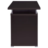 Tracy 55-Inch 2-Drawer Office Computer Desk Cappuccino