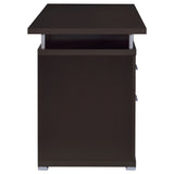 Tracy 55-Inch 2-Drawer Office Computer Desk Cappuccino