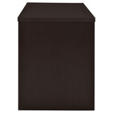 Irving 47-Inch 2-Drawer Office Desk in Cappuccino