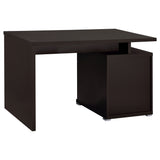 Irving 47-Inch 2-Drawer Office Desk in Cappuccino