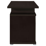 Irving 47-Inch 2-Drawer Office Desk in Cappuccino