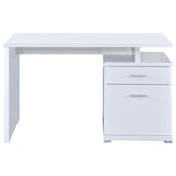 Irving 47-Inch 2-Drawer Office Computer Desk in White