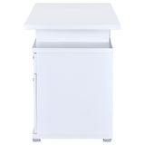 Irving 47-Inch 2-Drawer Office Computer Desk in White