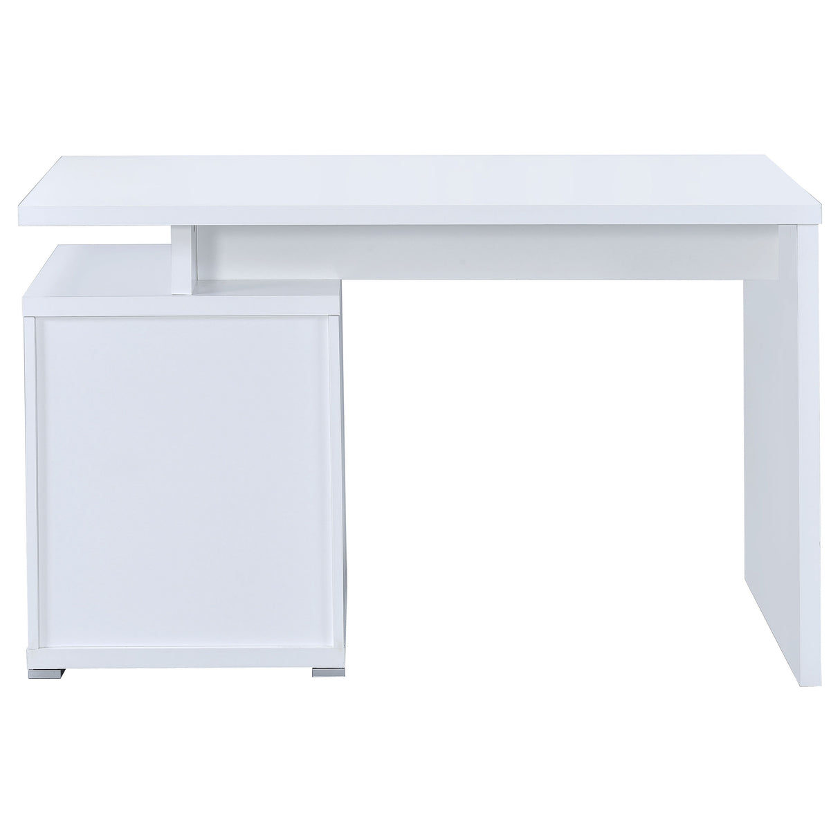 Irving 47-Inch 2-Drawer Office Computer Desk in White