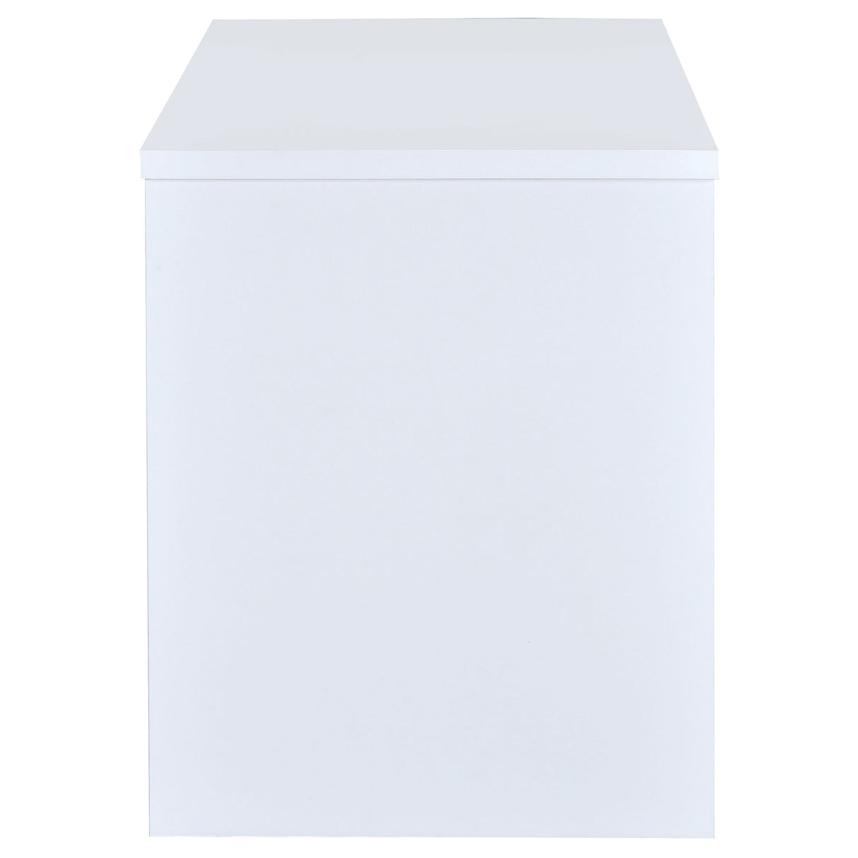 Irving 47-Inch 2-Drawer Office Computer Desk in White