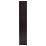 Theo 71-Inch 6-Shelf Bookshelf in Cappuccino