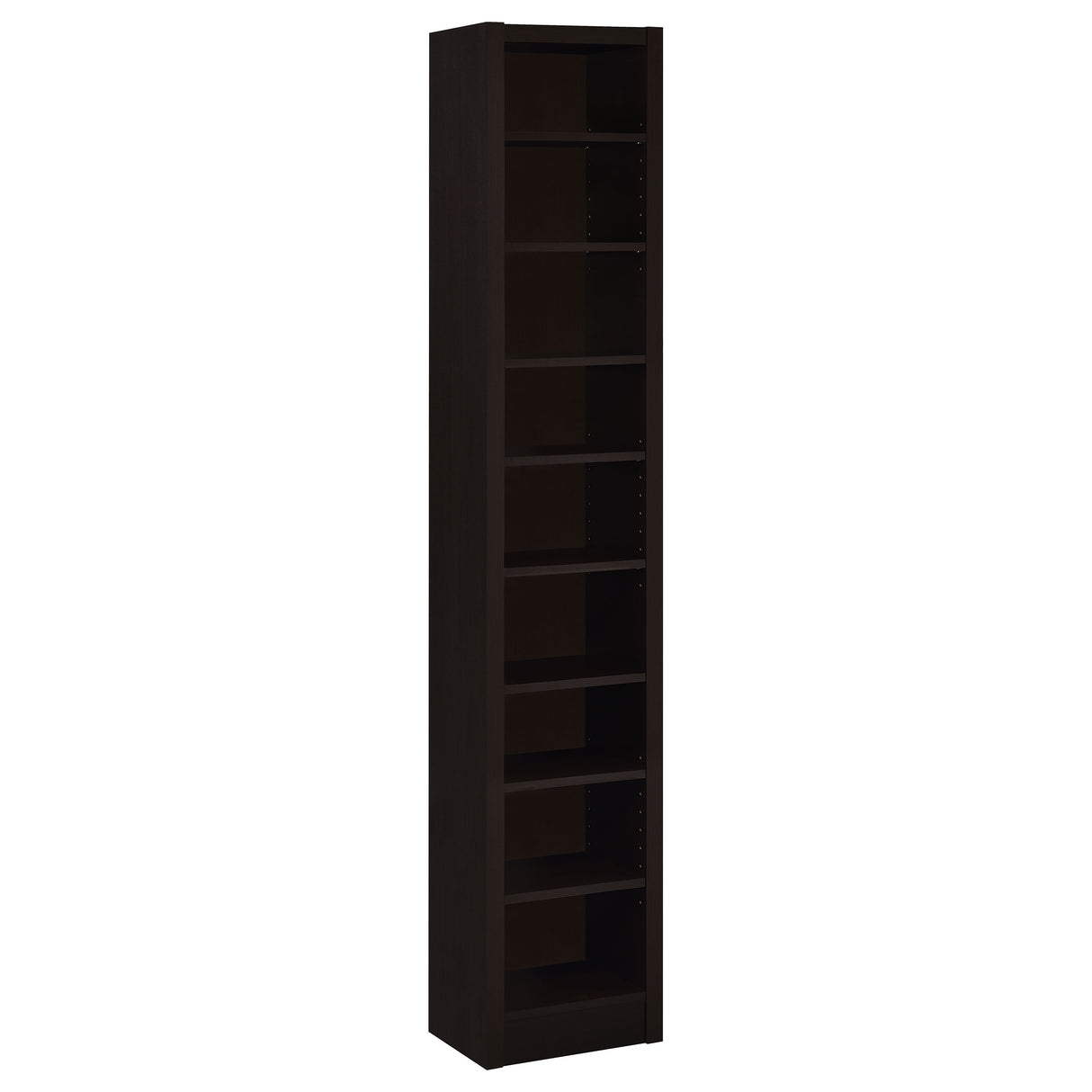 Eliam 71-Inch 8-Shelf Bookcase in Cappuccino