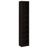 Eliam 71-Inch 8-Shelf Bookcase in Cappuccino