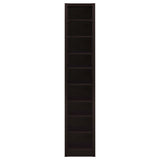 Eliam 71-Inch 8-Shelf Bookcase in Cappuccino