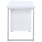Brennan 47-Inch 3-Drawer Office Computer Desk, White
