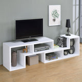 Velma White Multipurpose TV Stand and Bookshelf