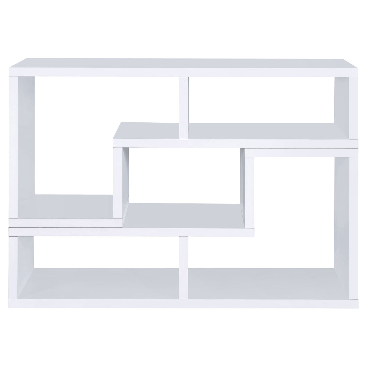 Velma White Multipurpose TV Stand and Bookshelf