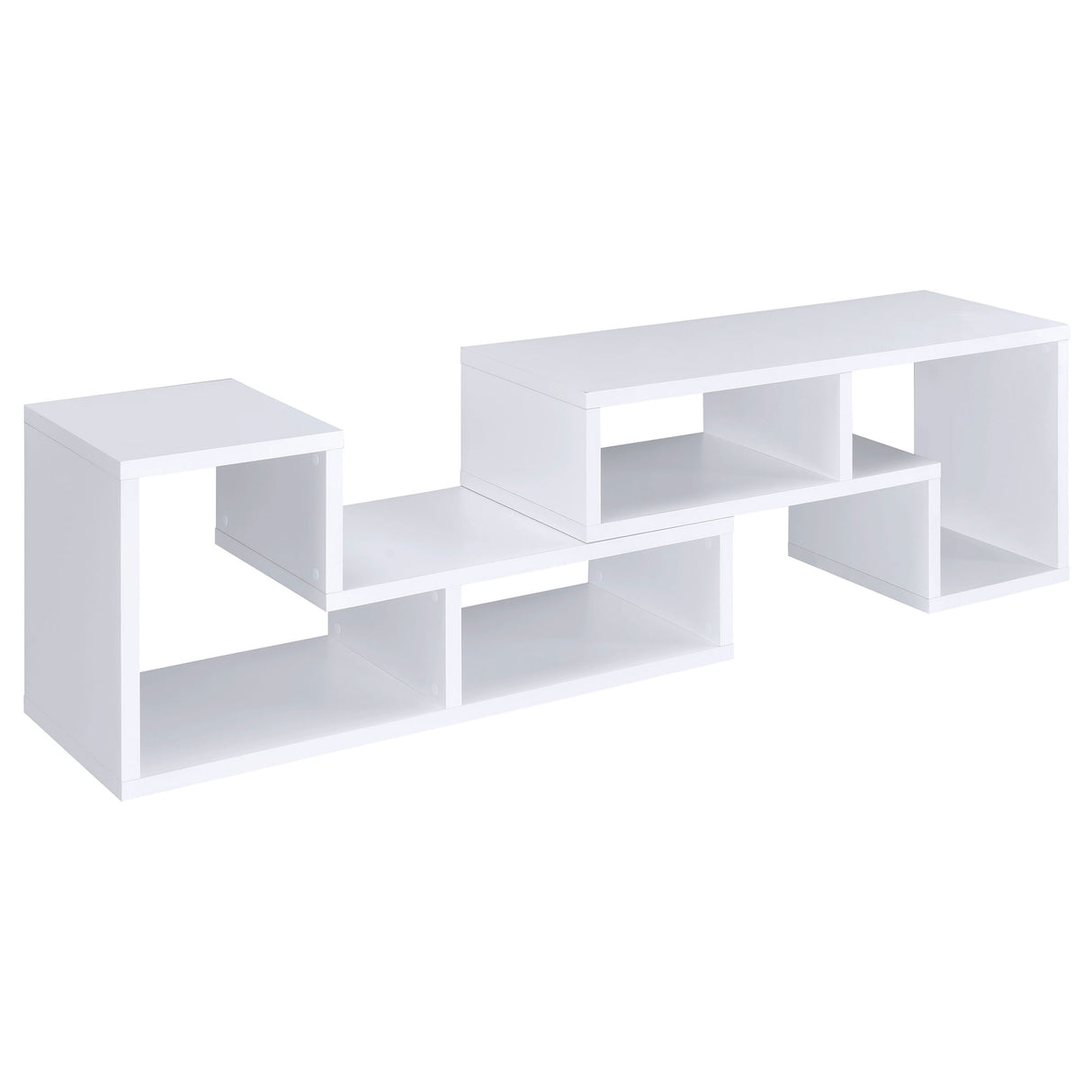 Velma White Multipurpose TV Stand and Bookshelf