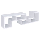 Velma White Multipurpose TV Stand and Bookshelf