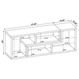 Velma White Multipurpose TV Stand and Bookshelf