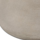Cylindrical Design, Outdoor Lightweight Concrete Side Table