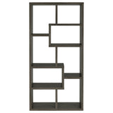 Theo 71-Inch 6-Shelf Bookshelf in Weathered Grey