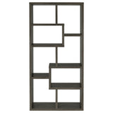 Theo 71-Inch 6-Shelf Bookshelf in Weathered Grey