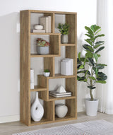 Theo 71-Inch 6-Shelf Bookshelf in Mango