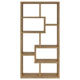 Theo 71-Inch 6-Shelf Bookshelf in Mango
