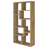 Theo 71-Inch 6-Shelf Bookshelf in Mango