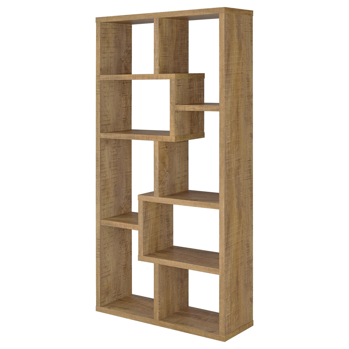Theo 71-Inch 6-Shelf Bookshelf in Mango