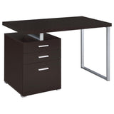 Brennan 47-inch 3-Drawer Office Computer Desk in Cappuccino