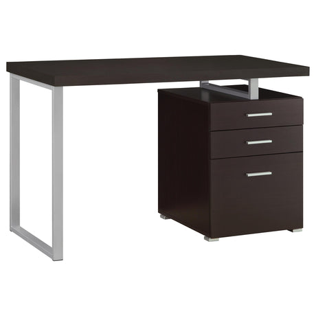 Brennan 47-inch 3-Drawer Office Computer Desk in Cappuccino