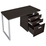 Brennan 47-inch 3-Drawer Office Computer Desk in Cappuccino