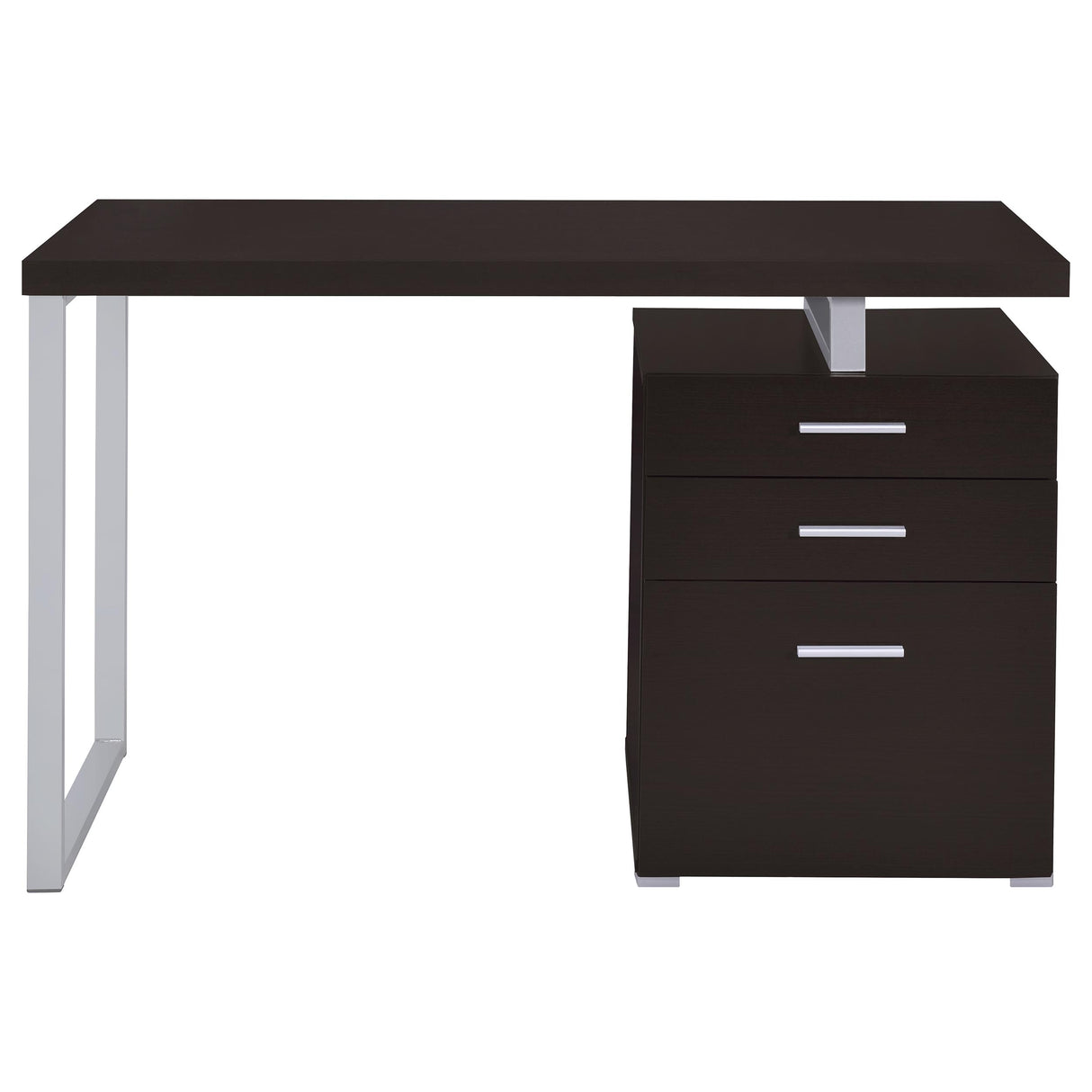 Brennan 47-inch 3-Drawer Office Computer Desk in Cappuccino