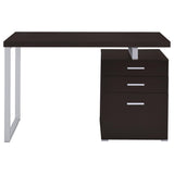 Brennan 47-inch 3-Drawer Office Computer Desk in Cappuccino