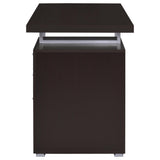 Brennan 47-inch 3-Drawer Office Computer Desk in Cappuccino