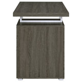 Brennan 47-Inch 3-Drawer Office Computer Desk, Weathered Grey