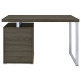 Brennan 47-Inch 3-Drawer Office Computer Desk, Weathered Grey
