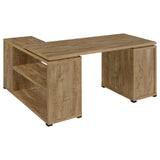Yvette 60-Inch L-Shape Computer Desk in Mango