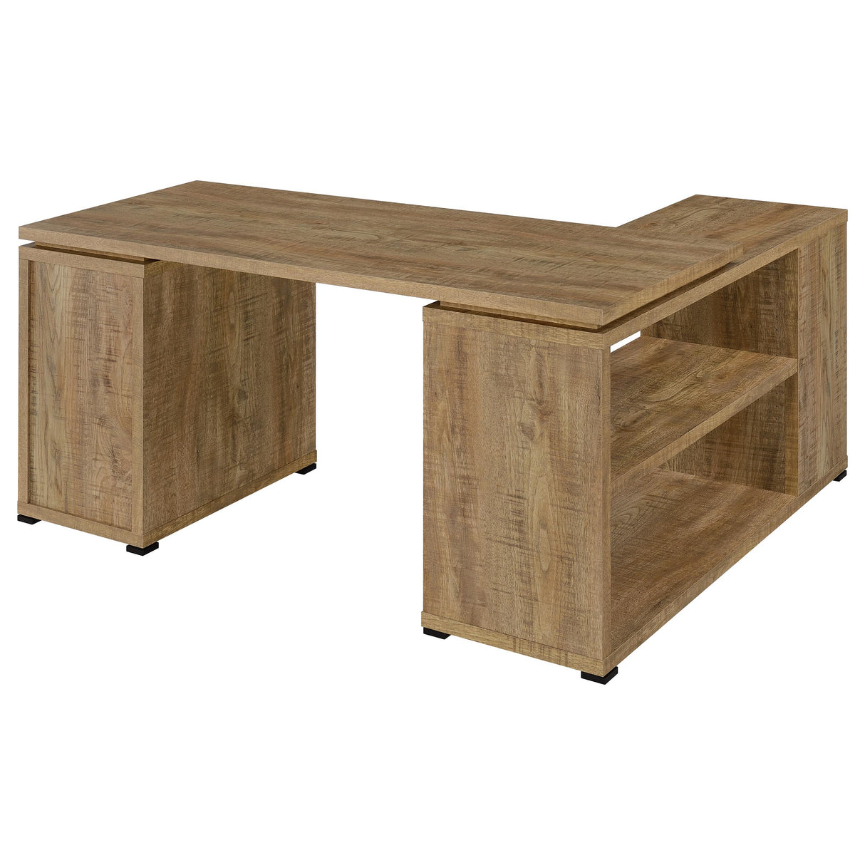Yvette 60-Inch L-Shape Computer Desk in Mango