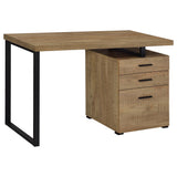 Brennan 47-Inch 3-Drawer Office Computer Desk, Mango