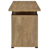 Tracy 55-Inch 2-Drawer Office Computer Desk, Mango