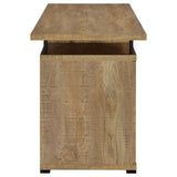 Tracy 55-Inch 2-Drawer Office Computer Desk, Mango