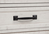 Altidore 68" 7-Drawer Executive Desk in Distressed White