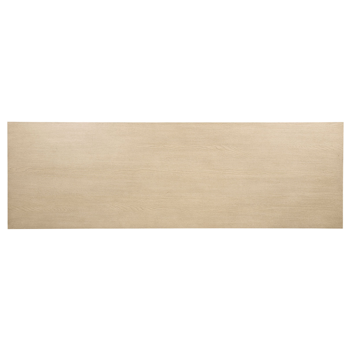 Harkes 75-Inch Computer Desk with Drawers, Light Elm