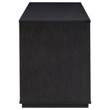 Harkes 75" 3-Drawer Computer Desk with Adjustable Shelf, Coffee Bean