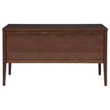 Graham 54" Lift Top Computer Desk with 4 Drawers, Chocolate
