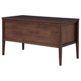 Graham 54" Lift Top Computer Desk with 4 Drawers, Chocolate