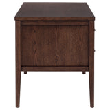 Graham 54" Lift Top Computer Desk with 4 Drawers, Chocolate