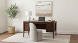Graham 54" Lift Top Computer Desk with 4 Drawers, Chocolate