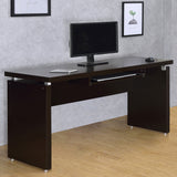 Skylar 55-Inch Computer Desk with Keyboard Drawer, Cappuccino