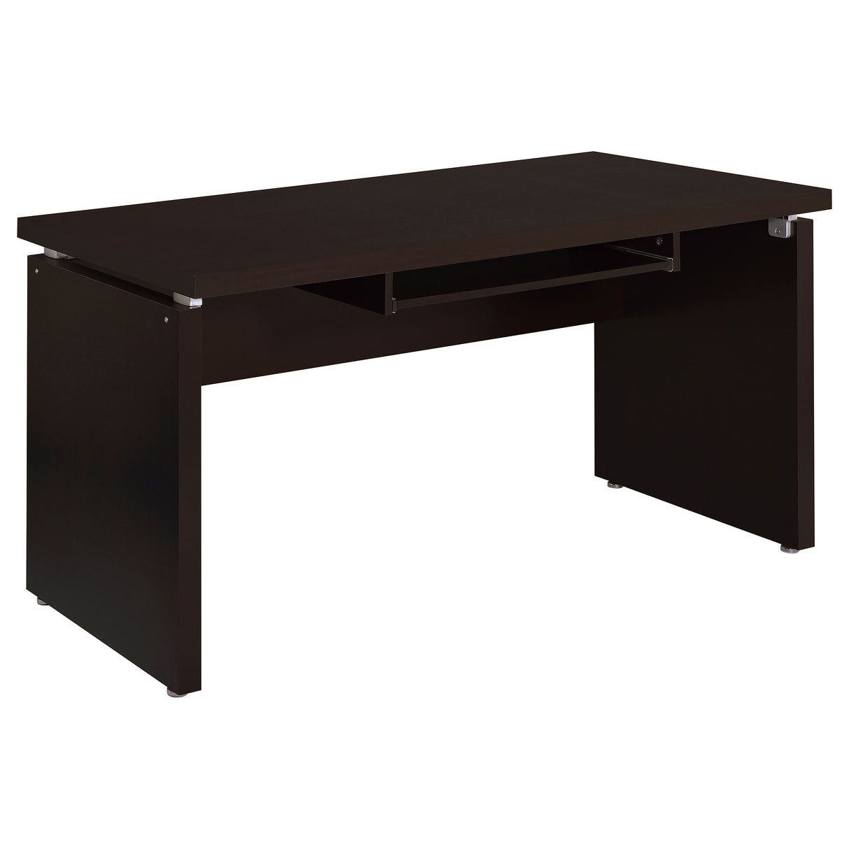Skylar 55-Inch Computer Desk with Keyboard Drawer, Cappuccino