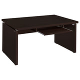 Skylar 55-Inch Computer Desk with Keyboard Drawer, Cappuccino